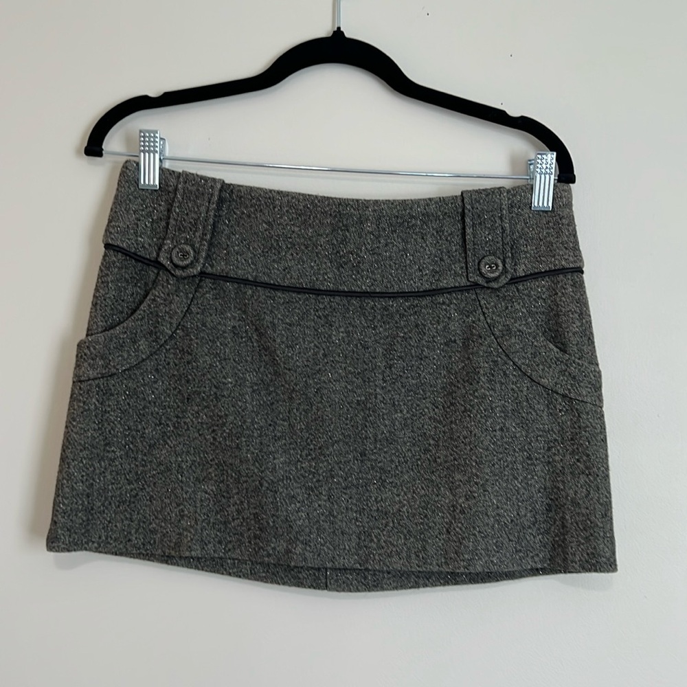 Gray miniskirt